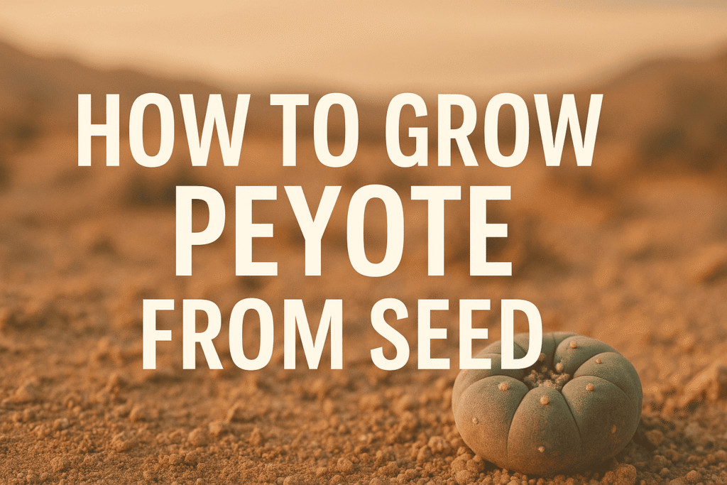 How to Grow Peyote from Seed