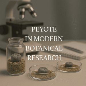 Peyote in Modern Botanical Research